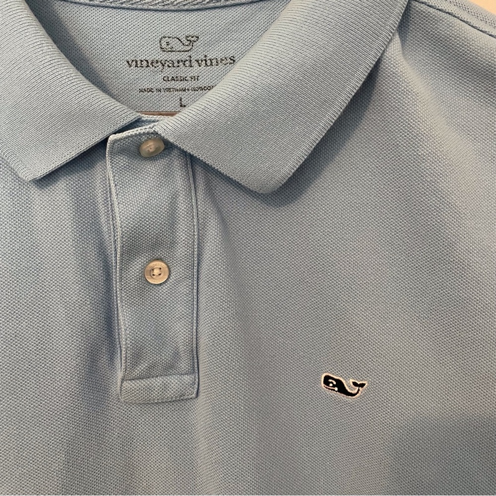 Vineyard Vines Men's Sky Blue Polo Shirt